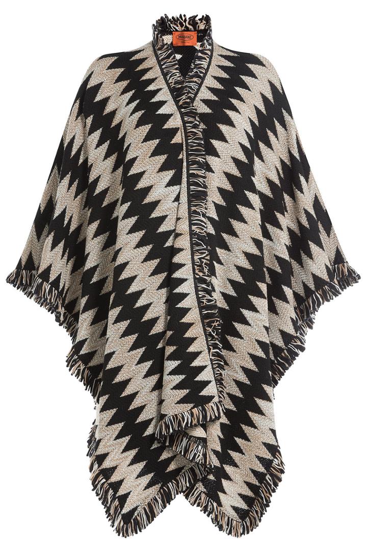 Missoni Missoni Wool Blend Cape Cardigan - Camel