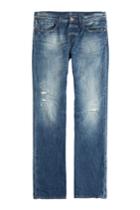 Seven For All Mankind Seven For All Mankind Straight Leg Jeans - Blue