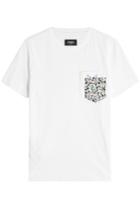 Fendi Fendi Cotton T-shirt With Printed Pockets