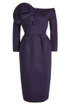 Delpozo Delpozo Midi Dress With Oversized Flower