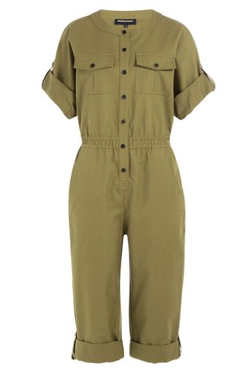 Vanessa Seward Vanessa Seward Cotton Jumpsuit - Green