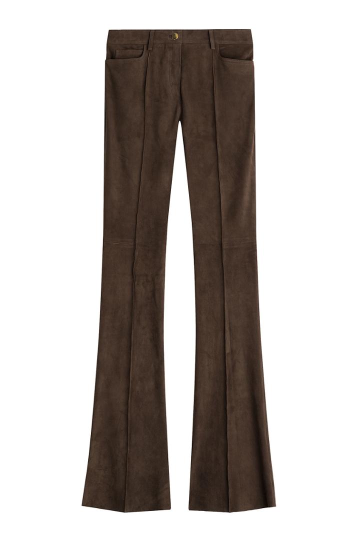 Jitrois Jitrois Flared Suede Pants