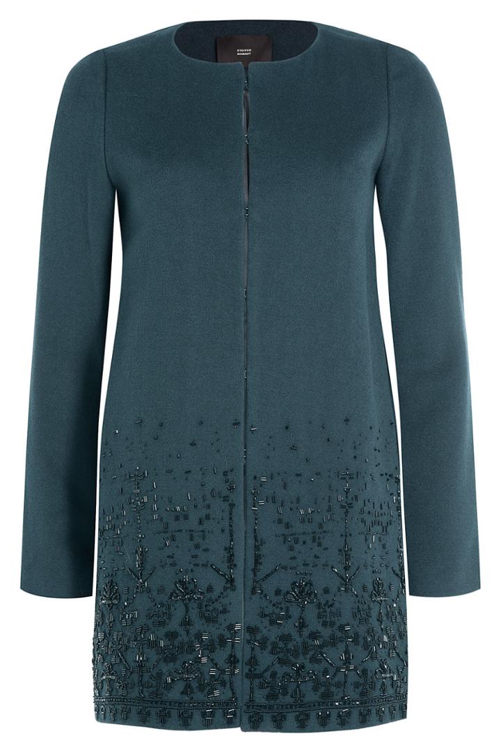 Steffen Schraut Steffen Schraut 5th Avenue Embellished Wool Coat
