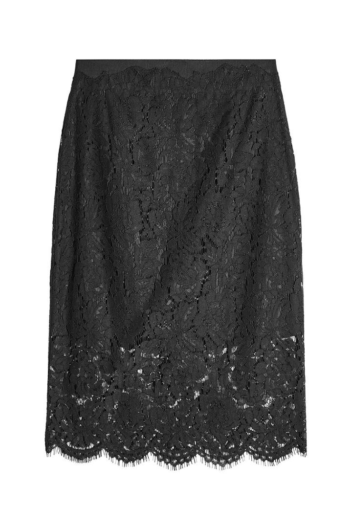 Diane Von Furstenberg Diane Von Furstenberg Lace Pencil Skirt