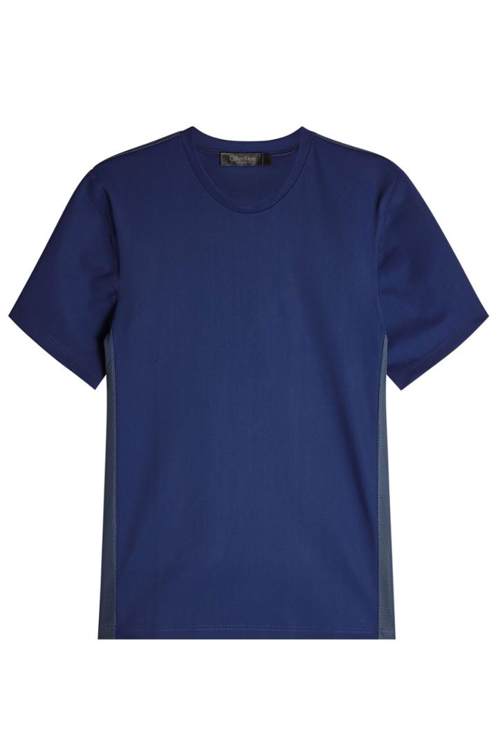 Calvin Klein Collection Calvin Klein Collection T-shirt With Mesh - Blue
