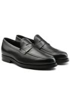 Tod's Tod's Leather Loafers With Shearling