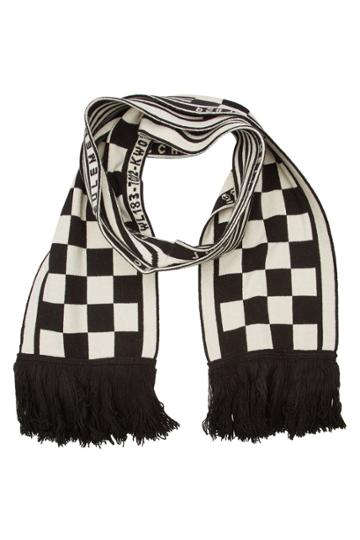 Pswl Pswl Wool Pswl Checkerboard Knit Scarf