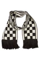 Pswl Pswl Wool Pswl Checkerboard Knit Scarf