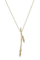 Sophie Bille Brahe Sophie Bille Brahe Fleur 18kt Gold Necklace With White Diamonds
