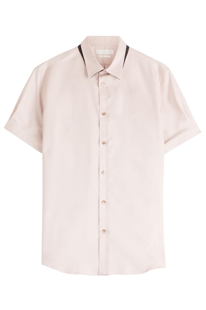 Alexander Mcqueen Alexander Mcqueen Short Sleeved Cotton Shirt - Rose