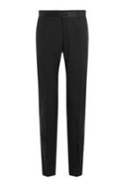 Dolce & Gabbana Dolce & Gabbana Virgin Wool Pants With Silk - Black
