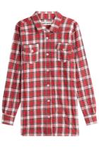 Off White Off White Checked Virgin Wool Shirt With Cotton
