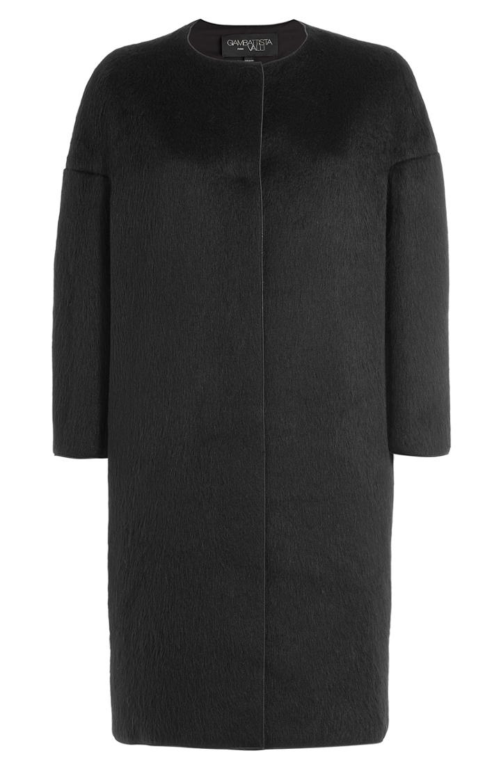 Giambattista Valli Alpaca Coat With Virgin Wool