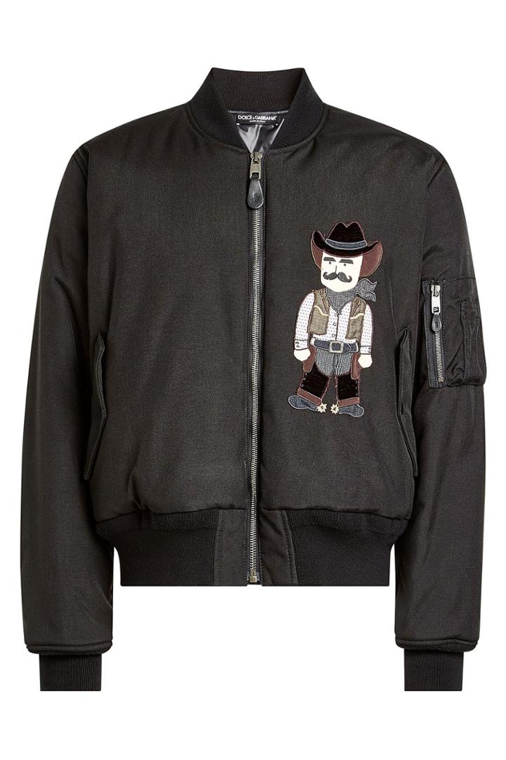 Dolce & Gabbana Dolce & Gabbana Zipped Jacket With Patch