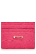 Fendi Fendi Leather Card Holder - Pink