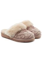 Ugg Australia Ugg Australia Knit Slippers With Sheepskin