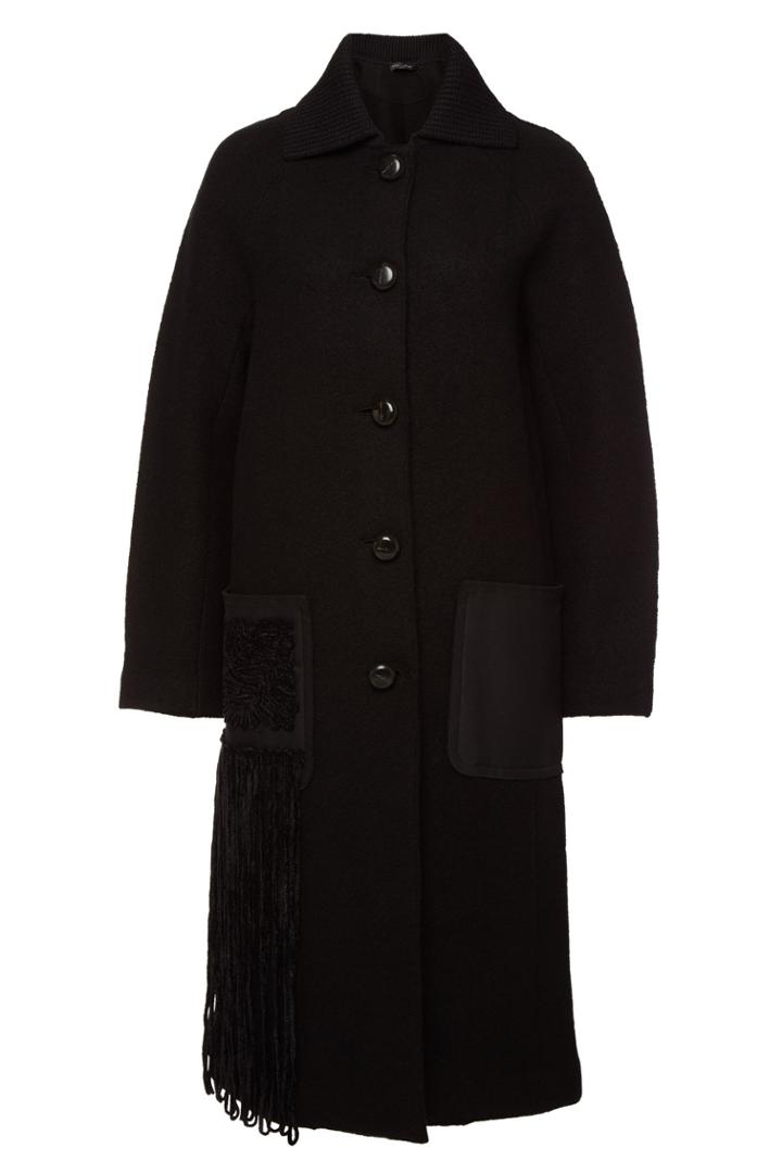 Proenza Schouler Proenza Schouler Chenille Embroidered Knit Coat