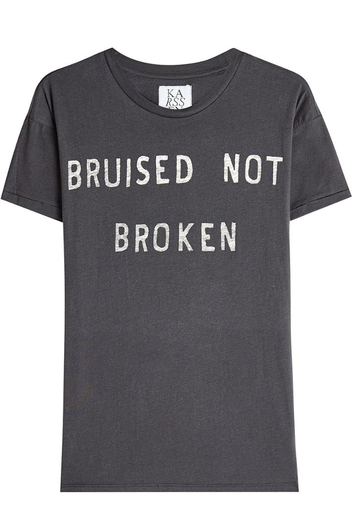 Zoe Karssen Zoe Karssen Printed Cotton T-shirt