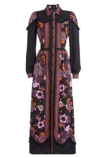 Anna Sui Anna Sui Printed Dress - Purple