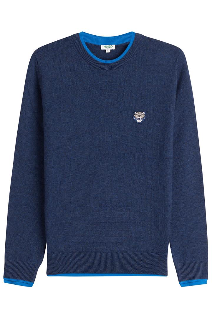 Kenzo Kenzo Wool Pullover With Embroidered Motif