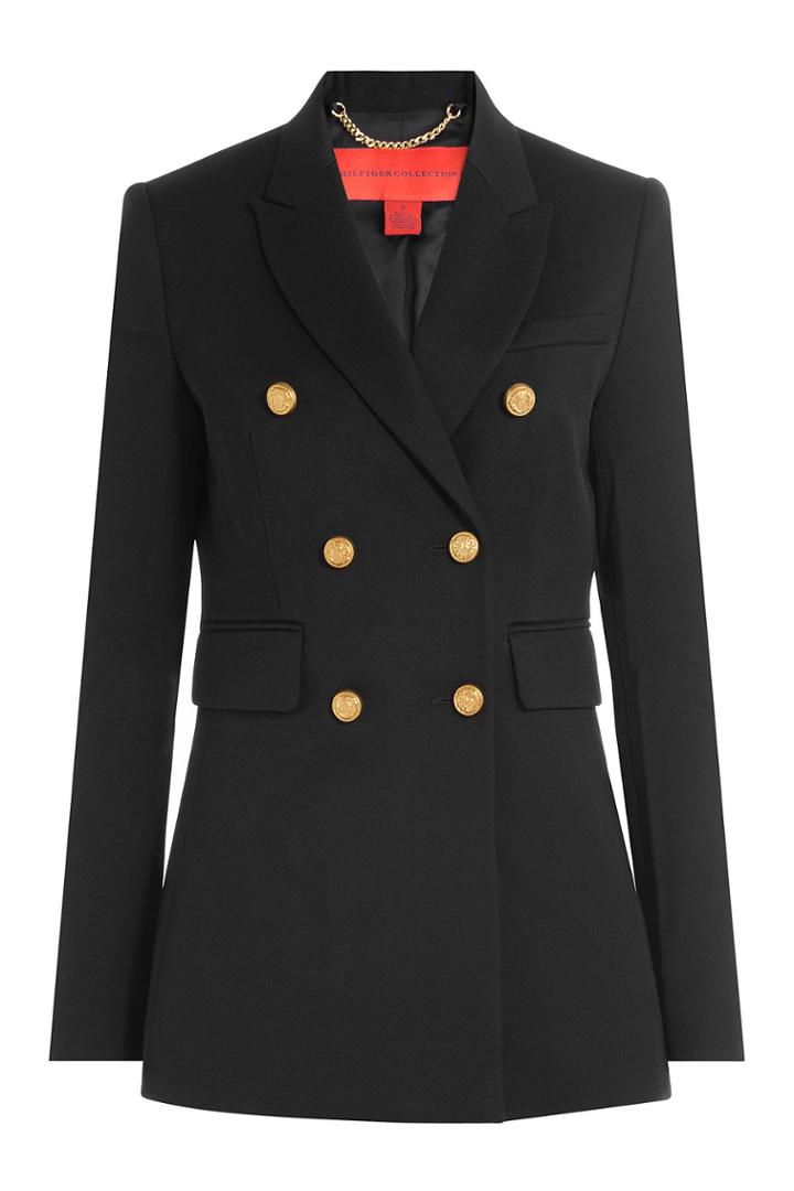Hilfiger Collection Hilfiger Collection Wool Blazer - Black