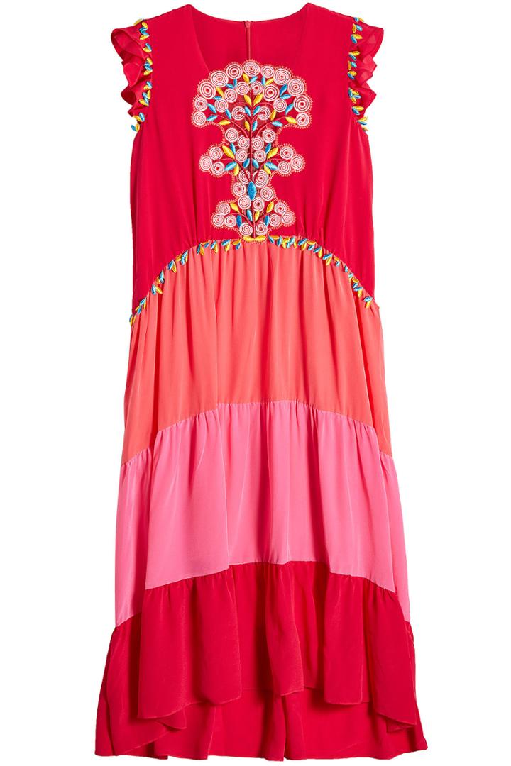 Peter Pilotto Peter Pilotto Silk Dress With Embroidery