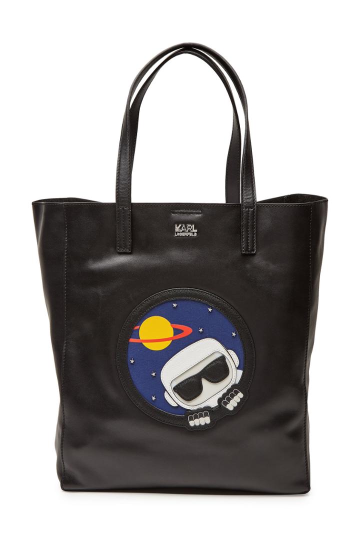Karl Lagerfeld Karl Lagerfeld K/space Leather Shopper