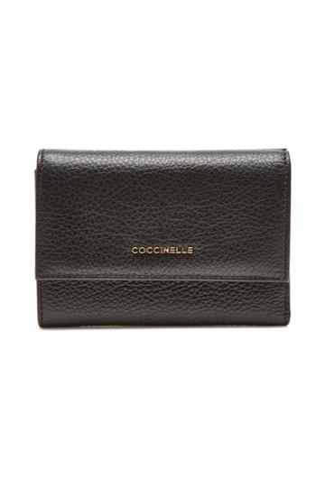 Coccinelle Coccinelle Metallic Soft Mini Leather Wallet