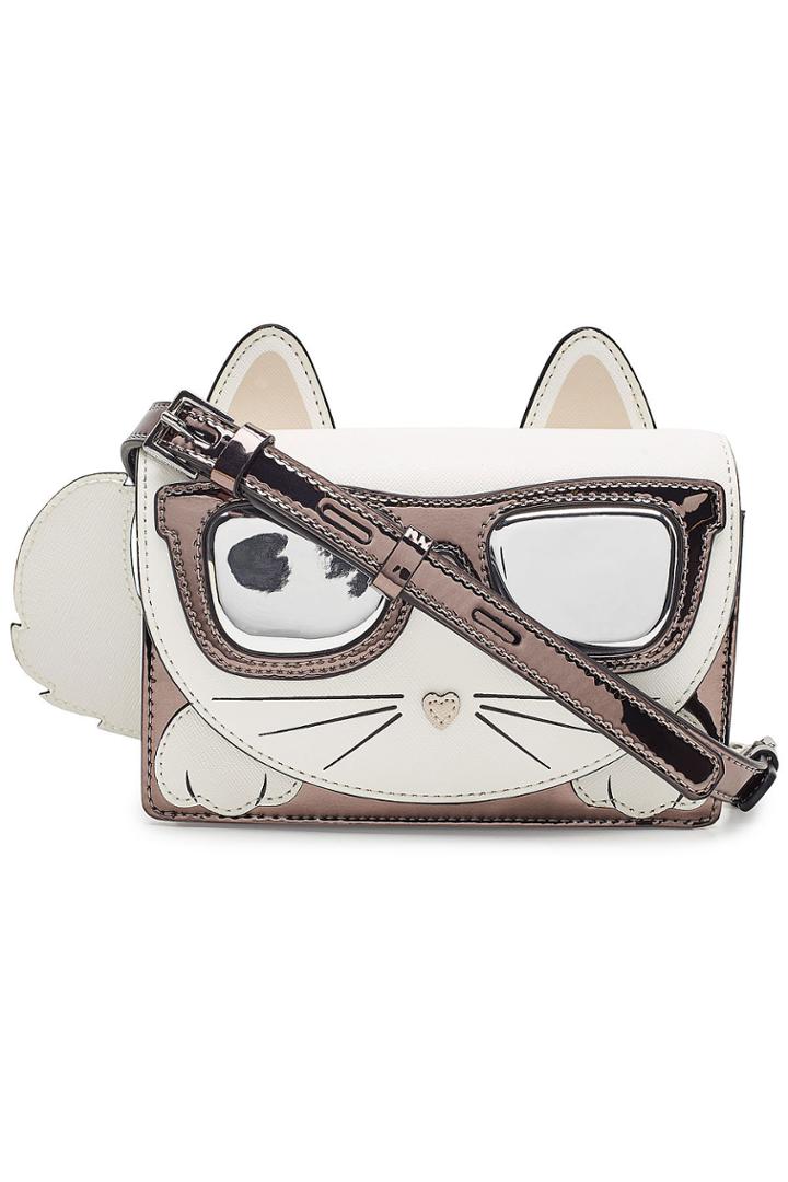 Karl Lagerfeld Karl Lagerfeld K/ikonik Choupette Crossbody Bag With Leather