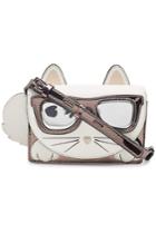 Karl Lagerfeld Karl Lagerfeld K/ikonik Choupette Crossbody Bag With Leather