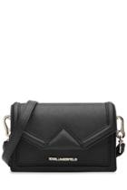 Karl Lagerfeld Karl Lagerfeld K Klassik Super Mini Leather Shoulder Bag - Black