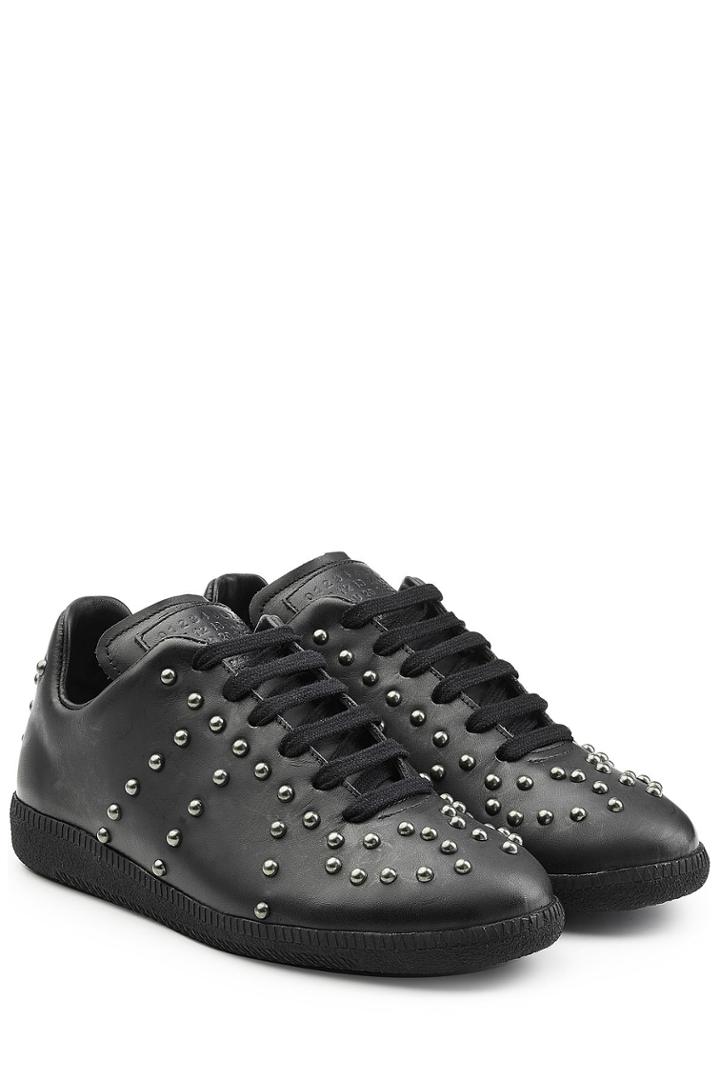 Maison Margiela Maison Margiela Embellished Leather Sneakers