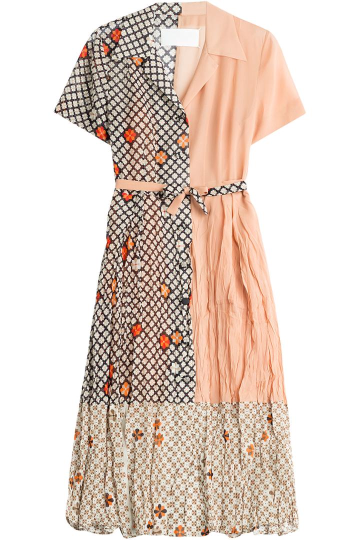Maison Margiela Maison Margiela Printed Silk Dress - Multicolor