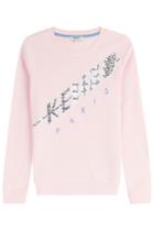 Kenzo Kenzo Embroidered Cotton Sweatshirt - Rose