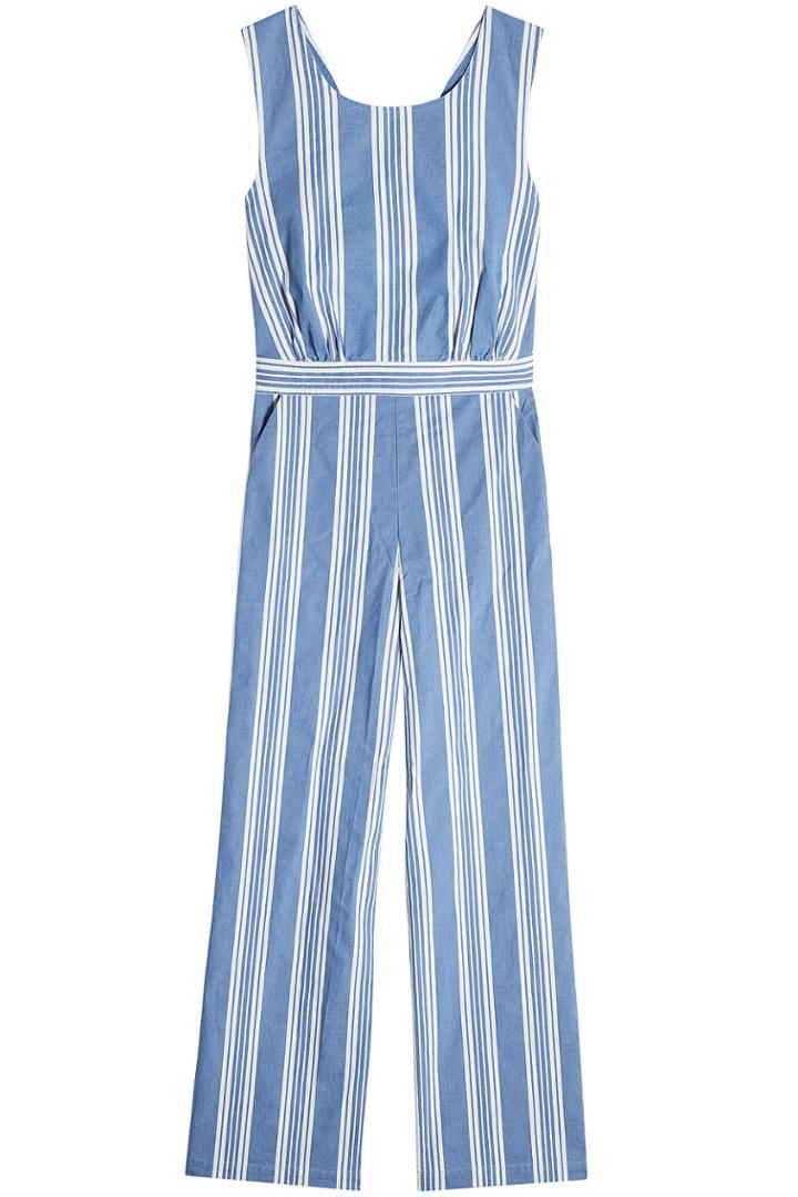 M I H M I H Striped Cotton Jumpsuit