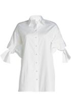 Victoria, Victoria Beckham Victoria, Victoria Beckham Cotton Shirt With Bow Sleeves