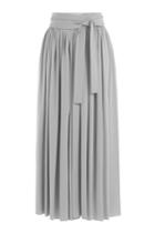 Céline Céline Wool-silk Pleated Skirt