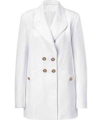 Faith Connexion White Double-breasted Coat