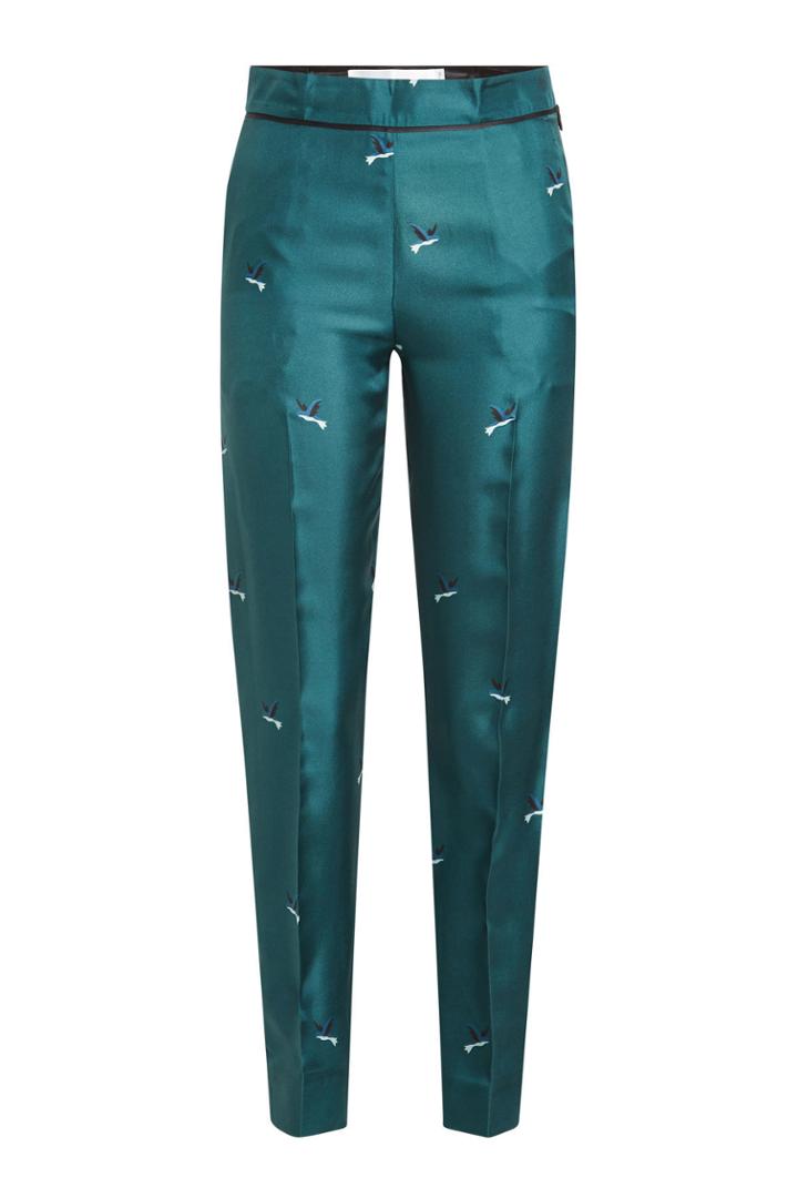 Victoria, Victoria Beckham Victoria, Victoria Beckham Printed Silk Jacquard Pants