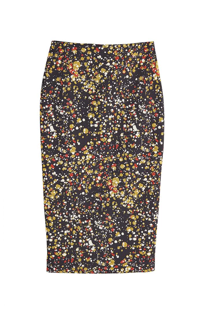 Victoria Beckham Victoria Beckham Printed Skirt With Cotton