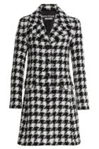 Boutique Moschino Boutique Moschino Dogstooth Wool Coat - None