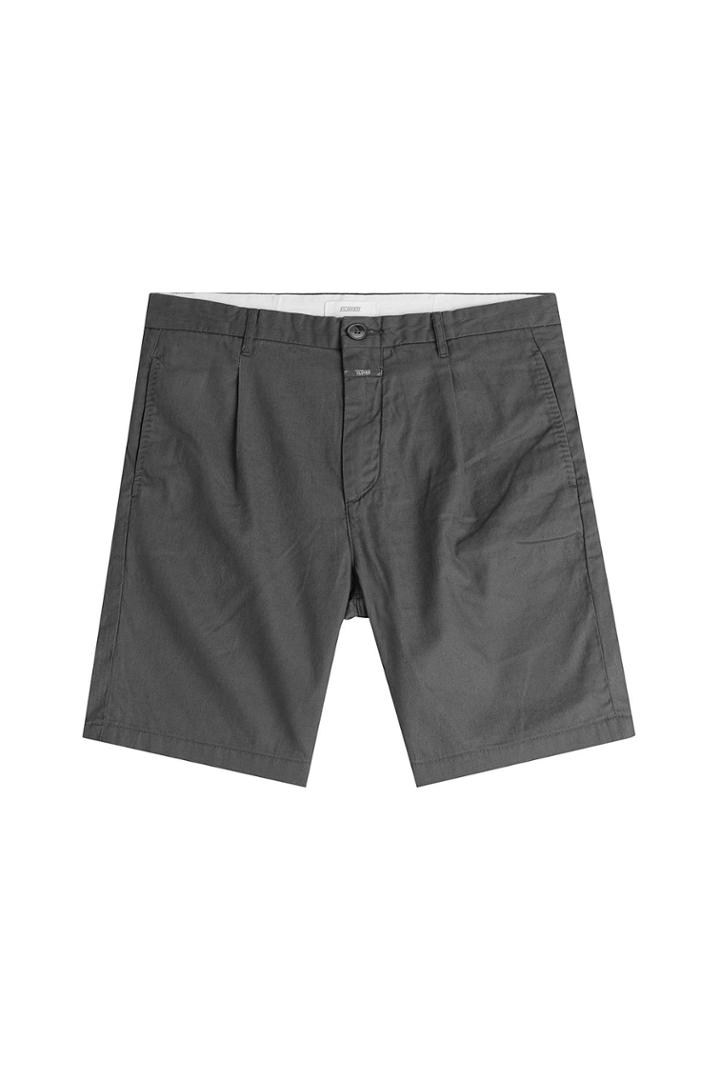 Closed Closed Pleated Linen-cotton Shorts - Green