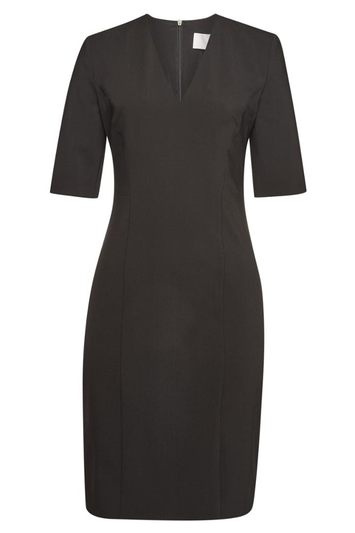 Boss Boss Virgin Wool Daleno Sheath Dress