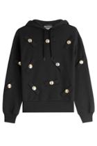Boutique Moschino Boutique Moschino Embellished Hoodie - Black
