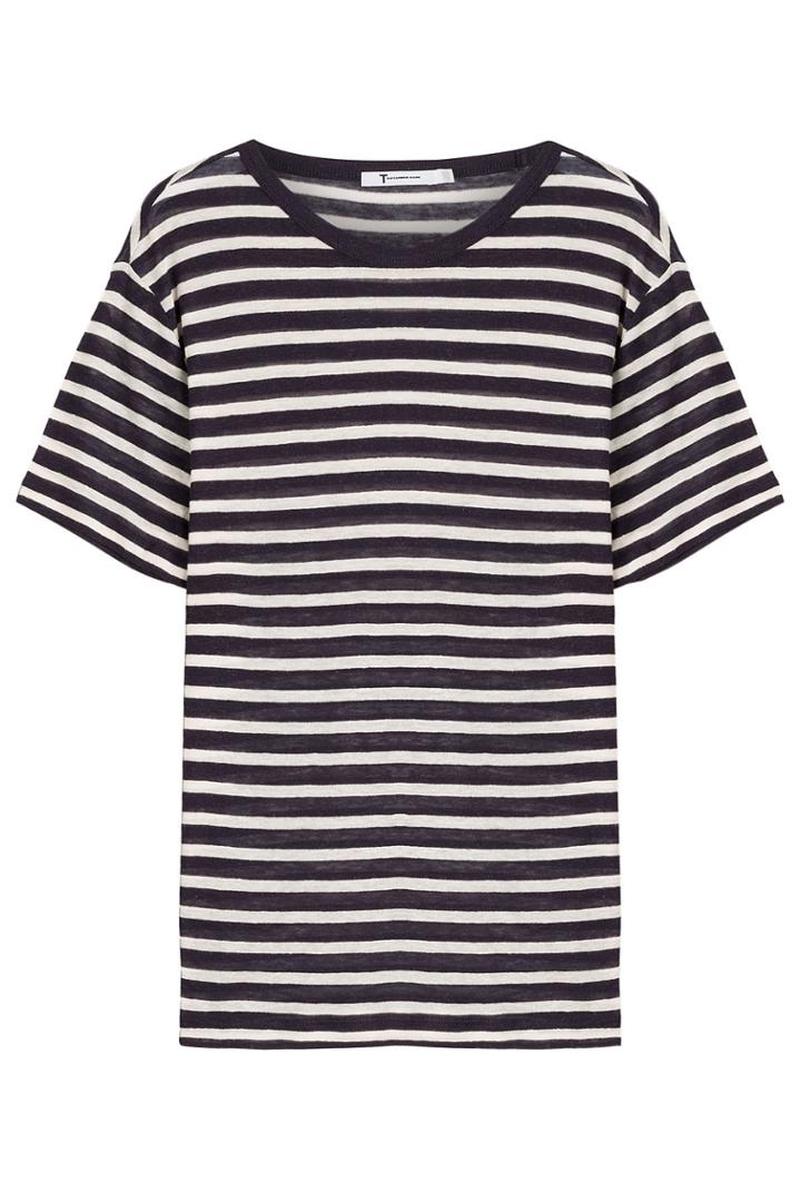 T By Alexander Wang T By Alexander Wang Striped T-shirt - Multicolored