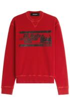 Dsquared2 Dsquared2 Printed Cotton Sweatshirt - Red