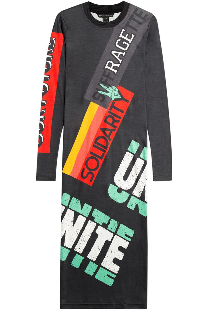 Marc By Marc Jacobs Marc By Marc Jacobs Printed Midi Dress - Multicolor