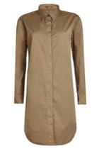 Closed Closed Cotton Shirt Dress With Linen