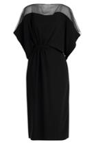 Vionnet Vionnet Draped Dress With Chiffon