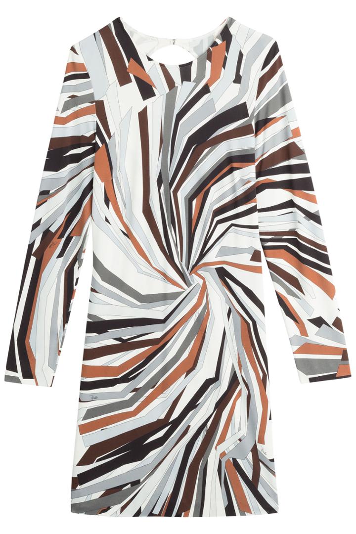 Emilio Pucci Emilio Pucci Silk Jersey Printed Mini-dress - Multicolor